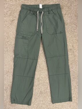WonderWink Wonder Work Woman’s Olive Scrub Pant Size XS Petite